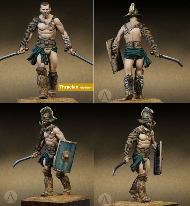 roman gladiator miniatures
