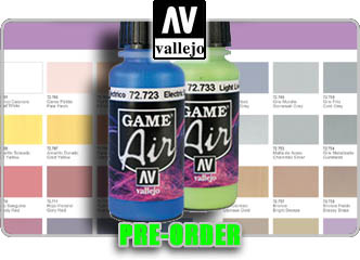 Game Air Color Paints - Vallejo!